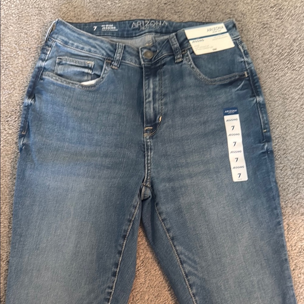 Arizona Jean Company Blue Jeggings with Stretch